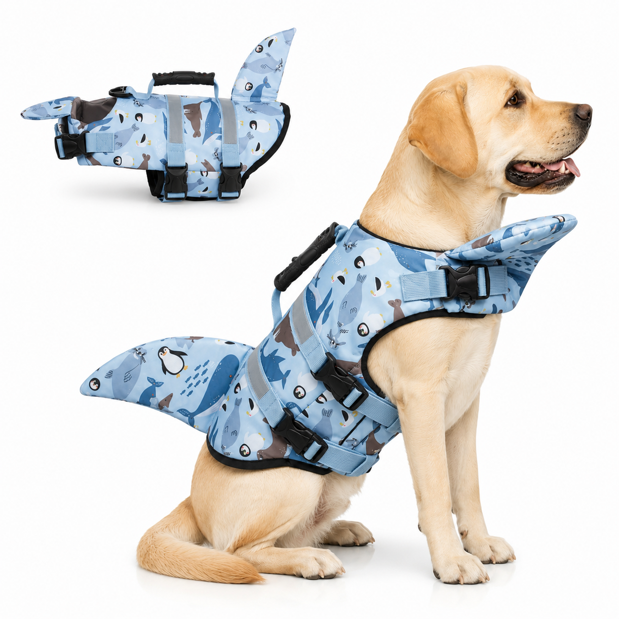 SharkPaw - Life Jacket with Chin Rest